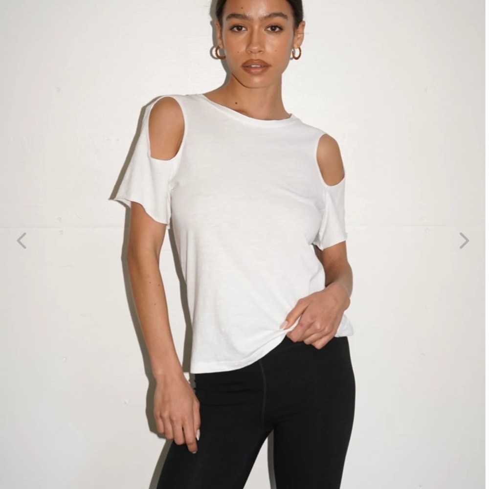LNA T shirt with cut outs - worn once - good condition